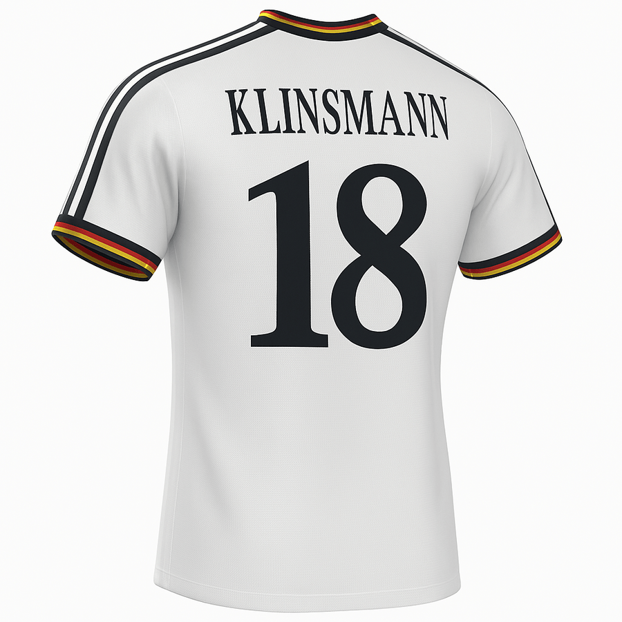 1996–98 Germany Home Klinsmann #18 (Feels Like New) - Size L - image 1