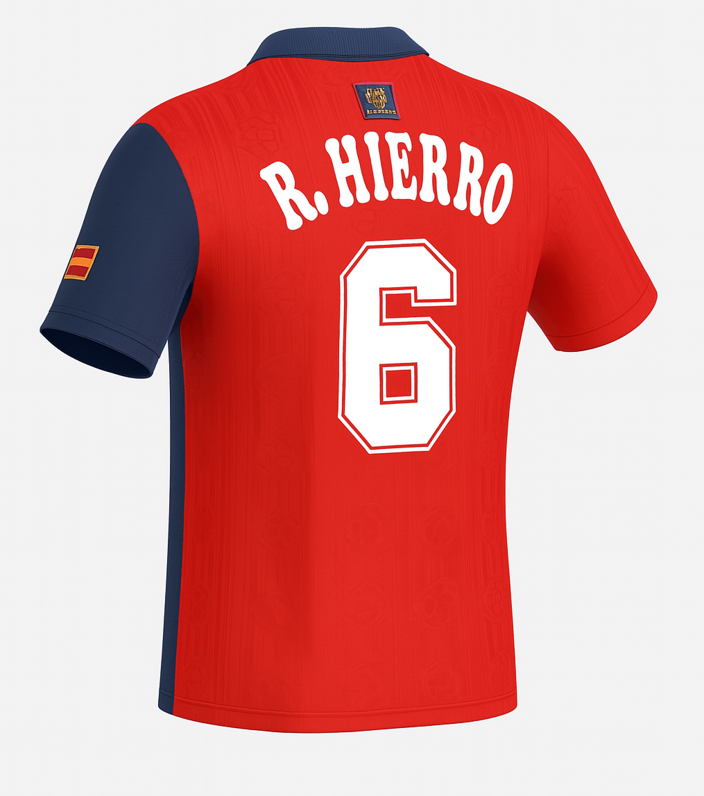 1996 Spain Home R.Hierro #6 (Feels Like New) - Size L