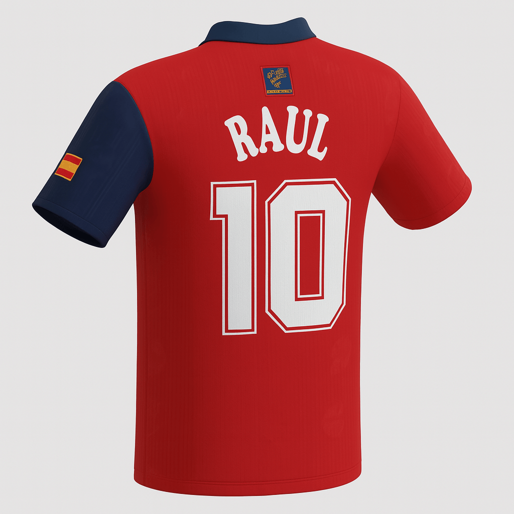 1996 Spain Home Raul #10 (Feels Like New) - Size XXL