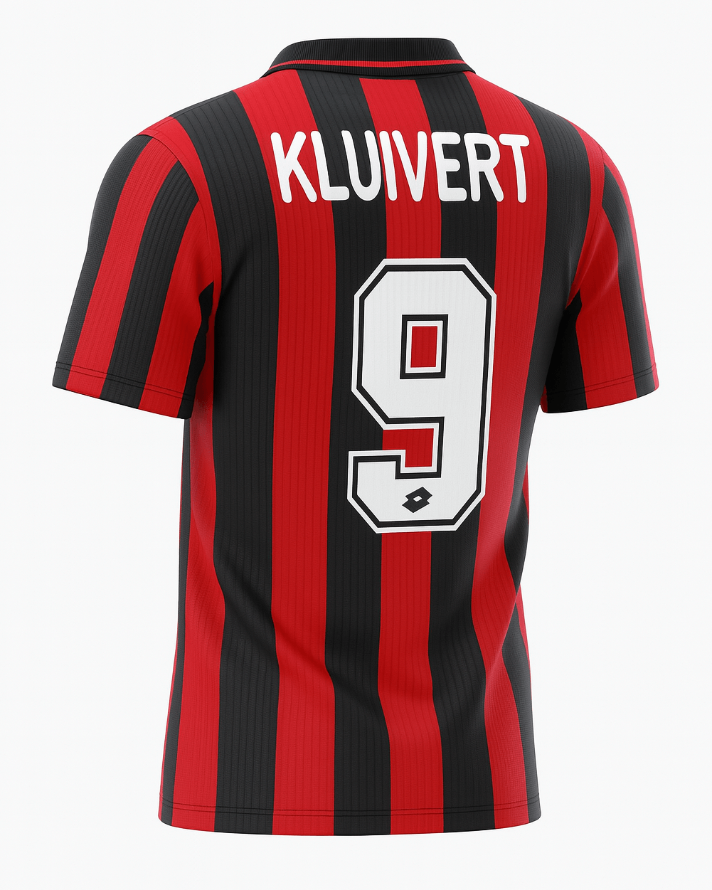 1997–98 AC Milan Home Kluivert #9 (Feels Like New) - Size XS