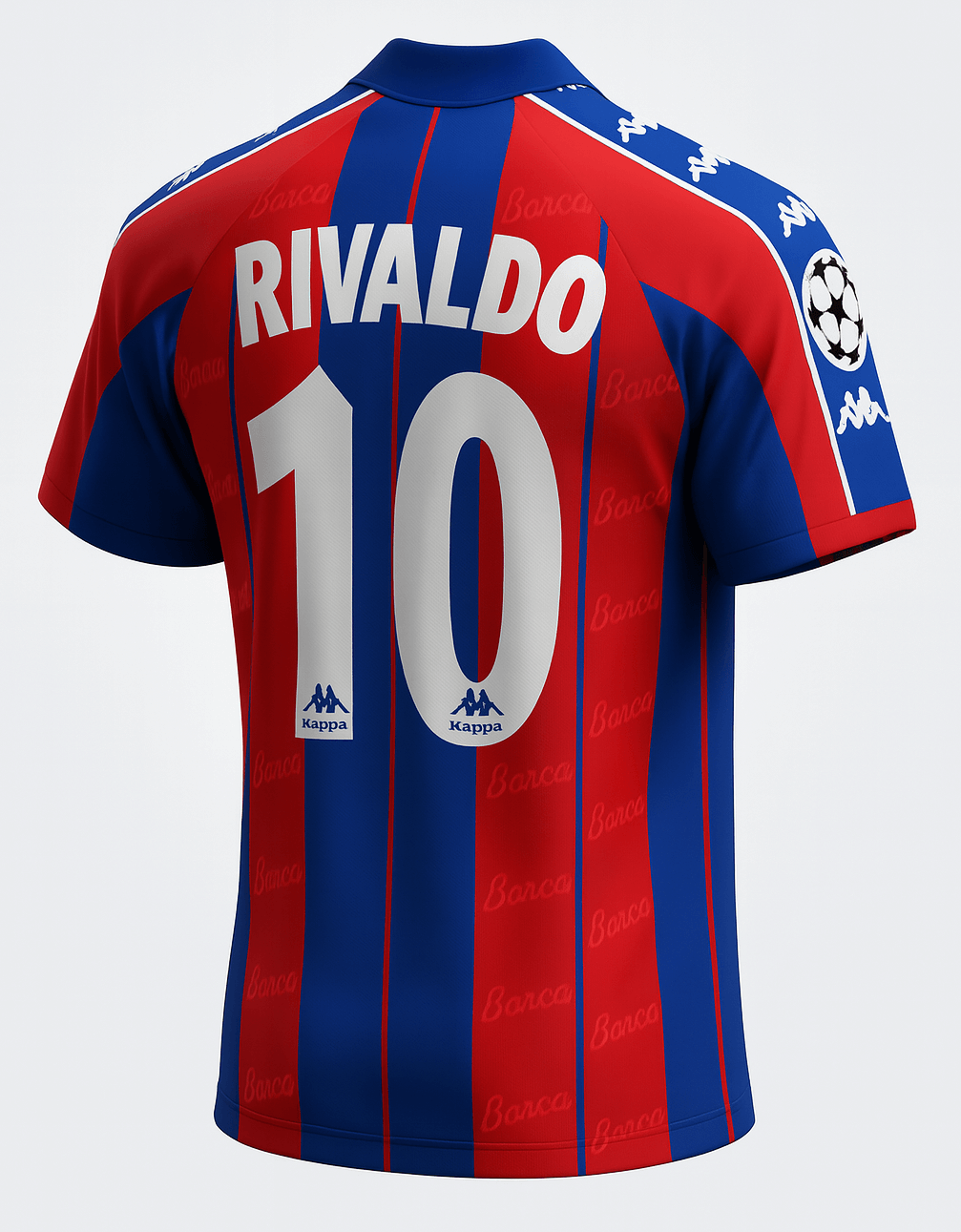 1997–98 Barcelona Home Rivaldo #10 (Feels Like New) - Size XS