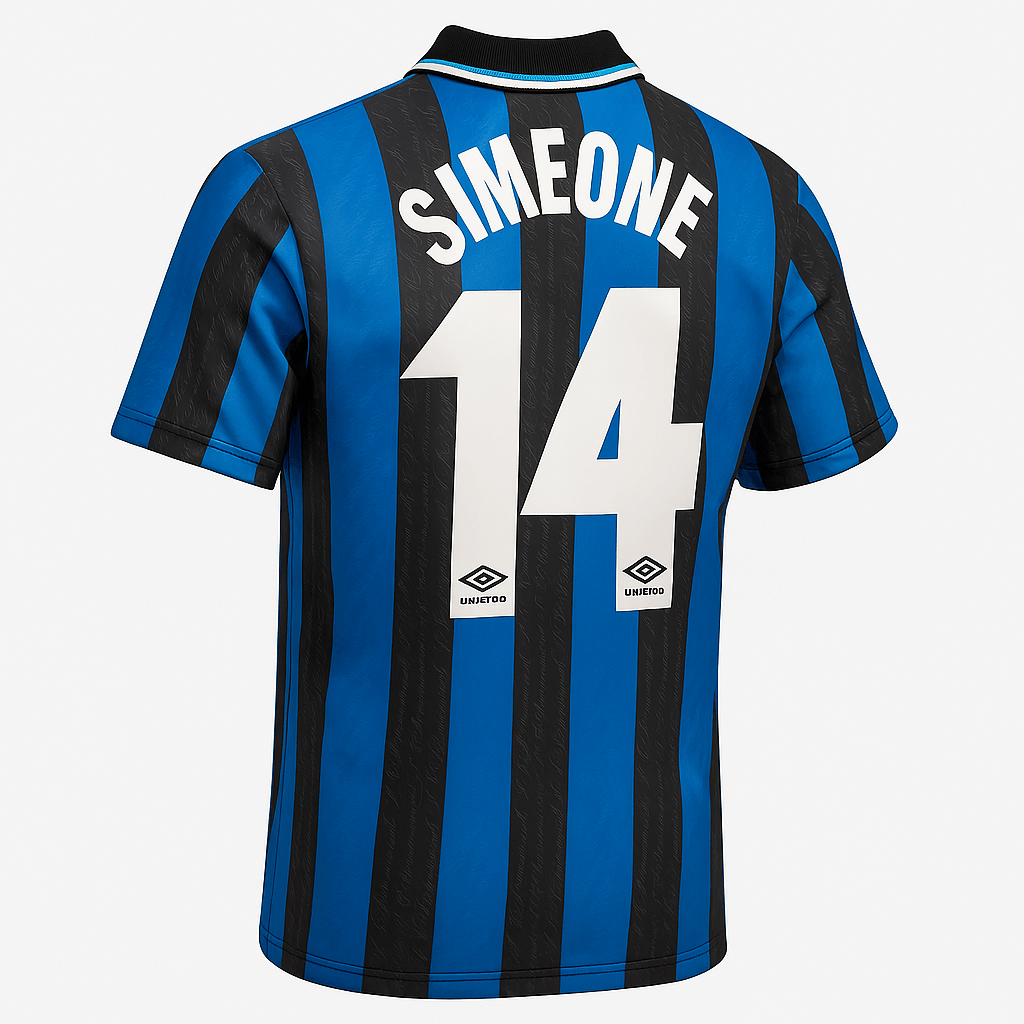 1997–98 Inter Milan Home Simeone #14 (Feels Like New) - Size XXL