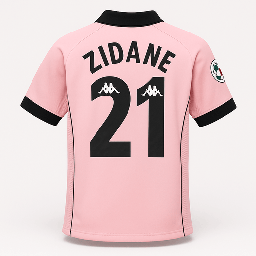 1997–98 Juventus Away Zidane #21 (Feels Like New) - Size XS