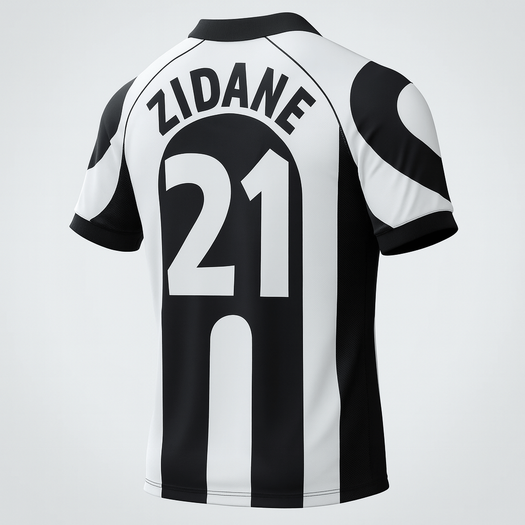 1997–98 Juventus Home Zidane #21 (Feels Like New) - Size XXL