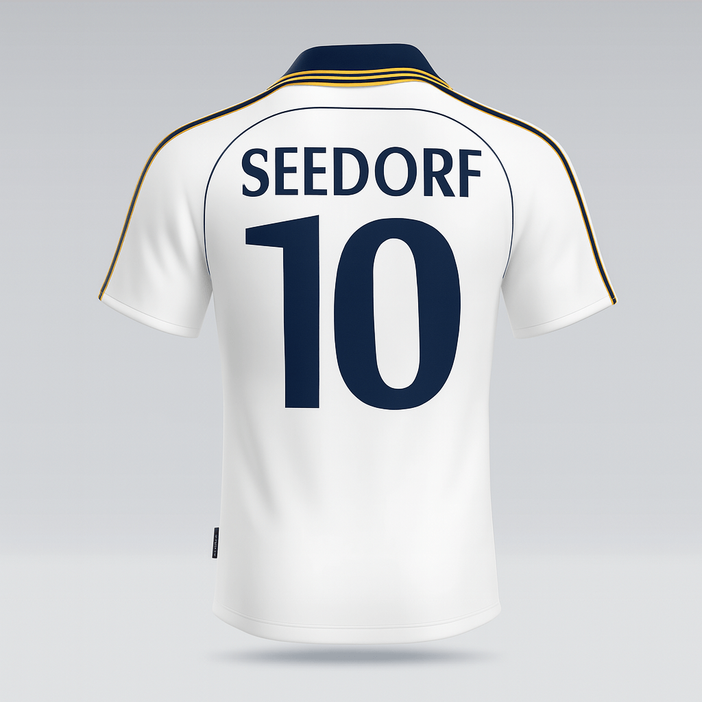 1998–00 Real Madrid Home Seedorf #10 (Feels Like New) - Size XS