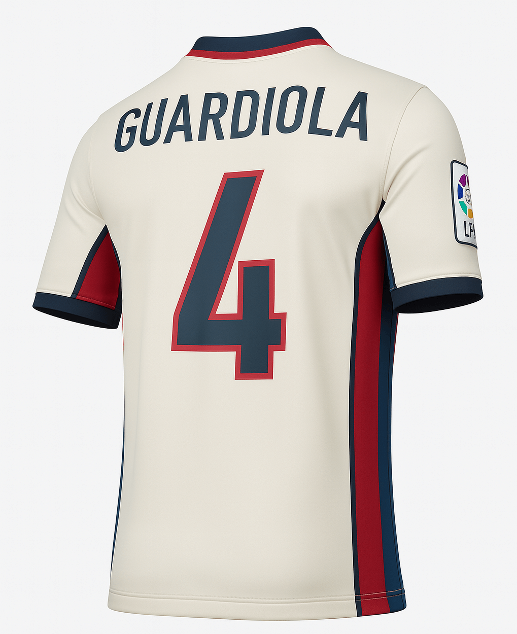 1998–01 Barcelona Away Guardiola #4 (Feels Like New) - Size XL