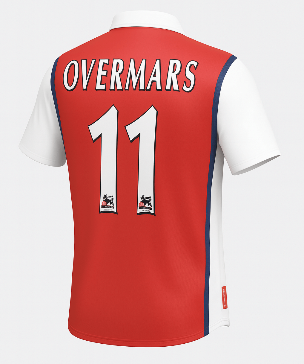 1998–99 Arsenal Home Overmars #11 (Feels Like New) - Size M