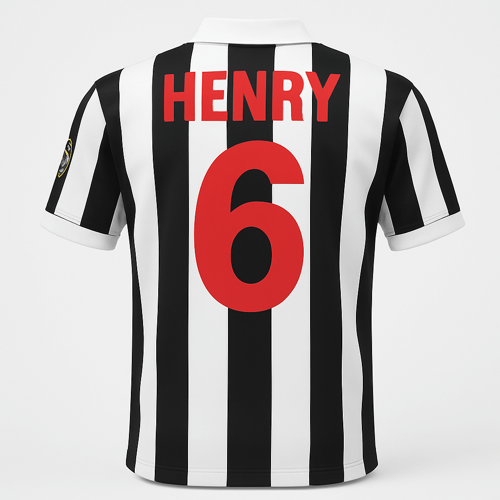 1998–99 Juventus Home Henry #6 (Feels Like New) - Size XL