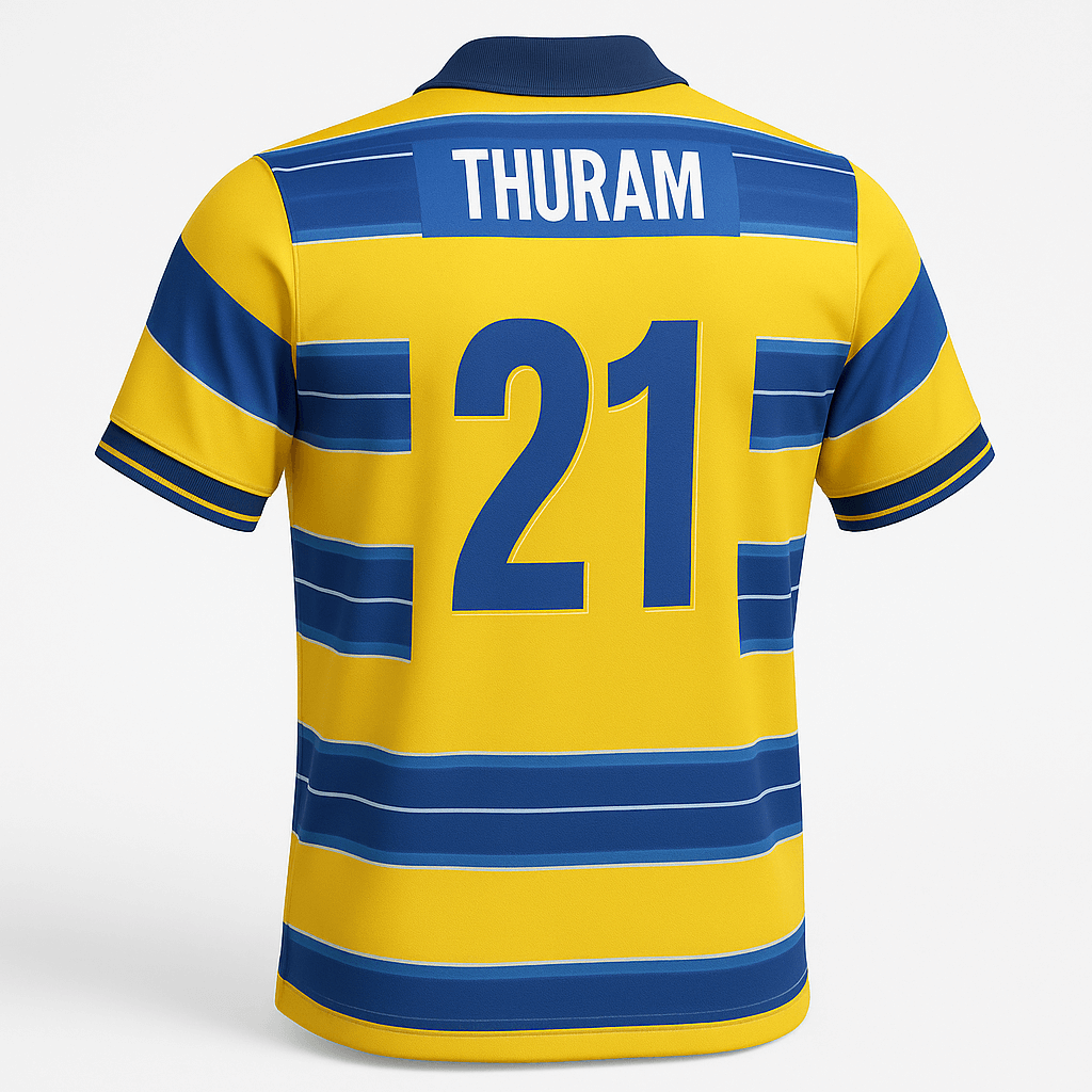 1998–99 Parma Home Thuram #21 (Feels Like New) - Size XL