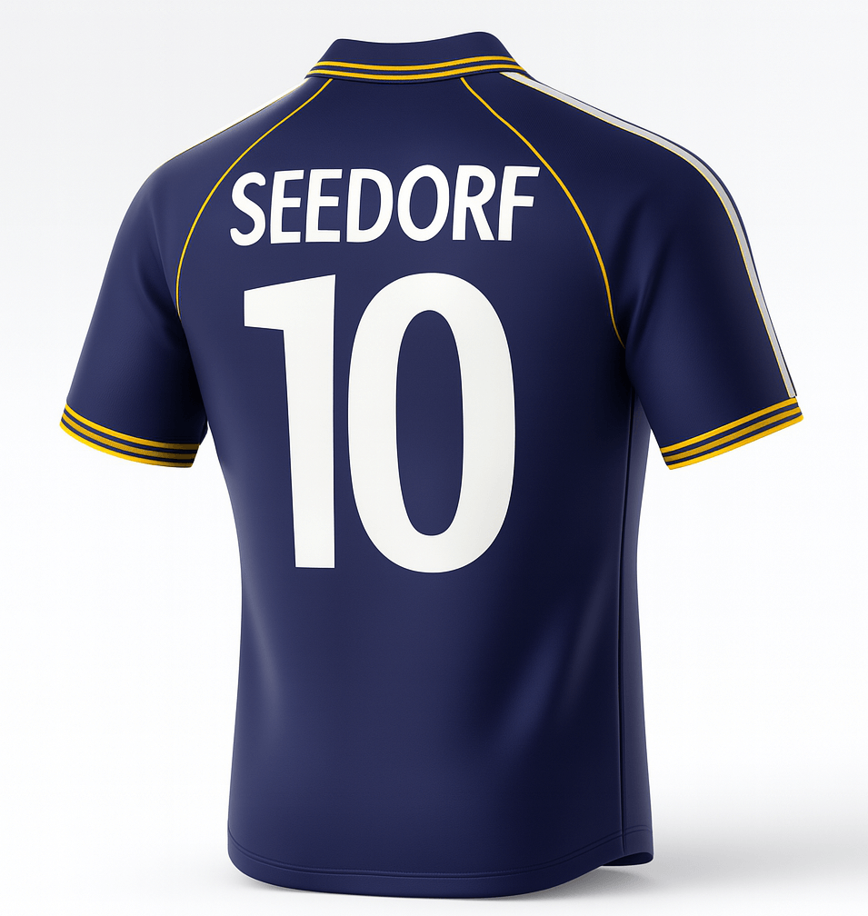 1998–99 Real Madrid Third Seedorf #10 (Feels Like New) - Size XS