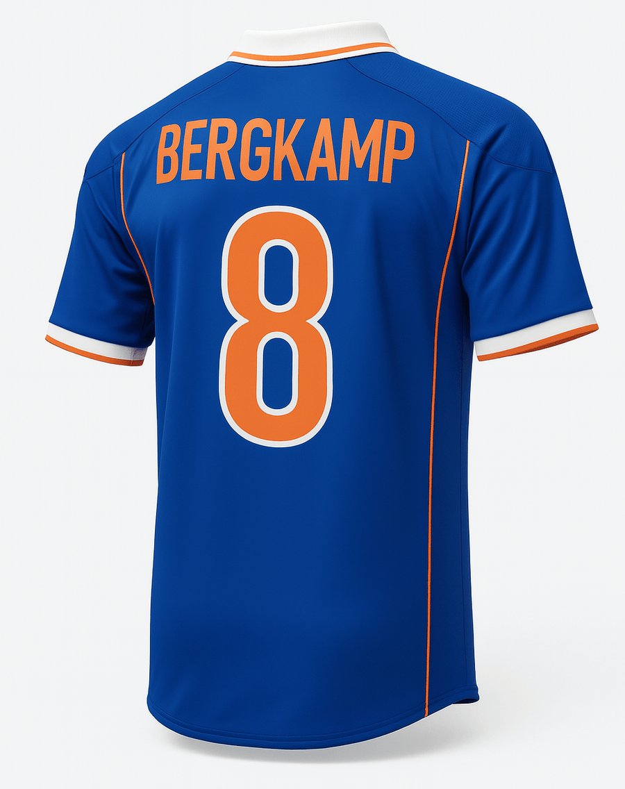 1998 Netherlands Away Bergkamp #8 (Feels Like New) - Size M - image 1