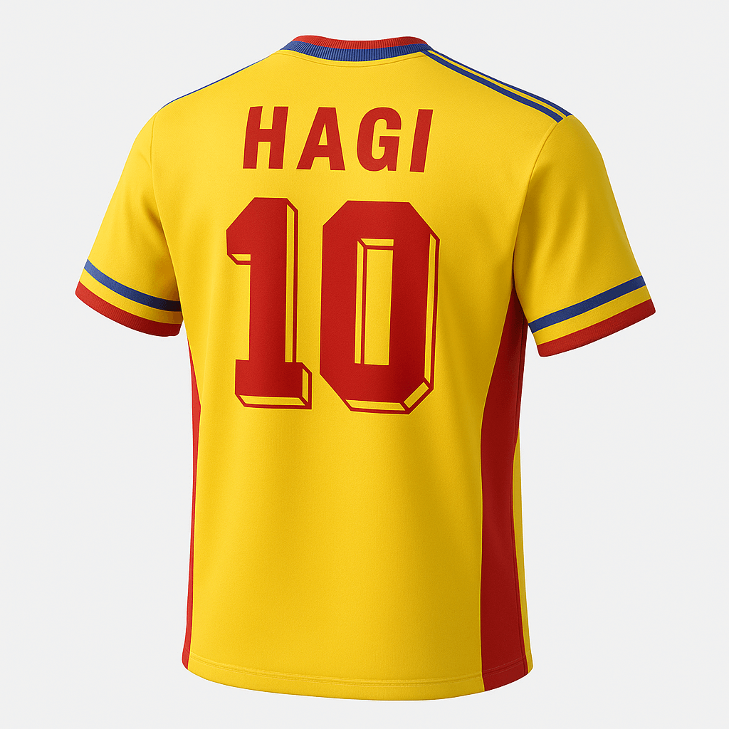 1998 Romania Home Hagi #10 (Feels Like New) - Size XXL