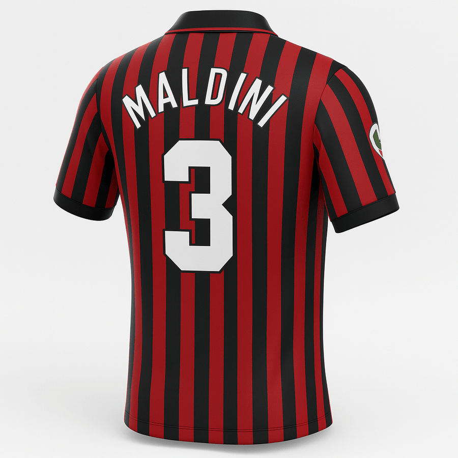 1999–00 AC Milan Home Maldini #3 (Feels Like New) - Size XXL - image 1