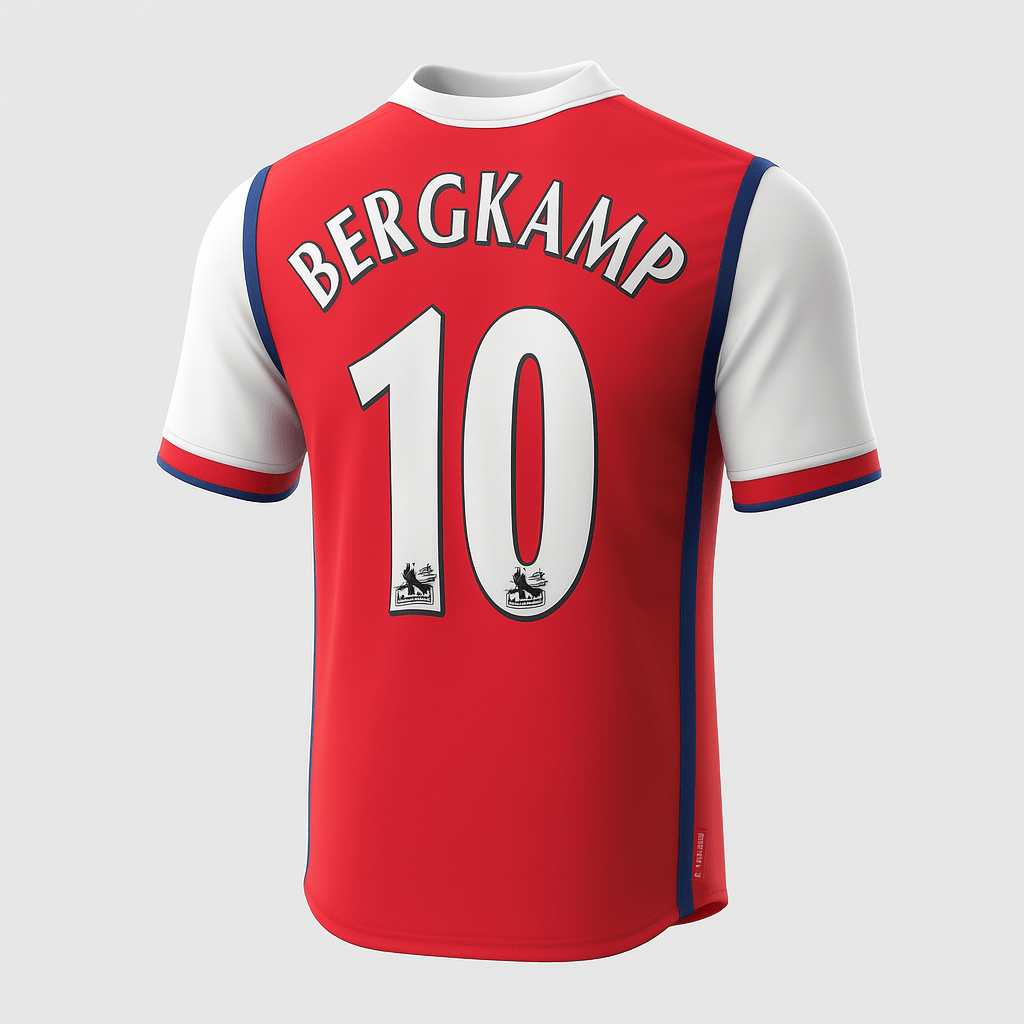 1999–00 Arsenal Home Bergkamp #10 (Feels Like New) - Size S