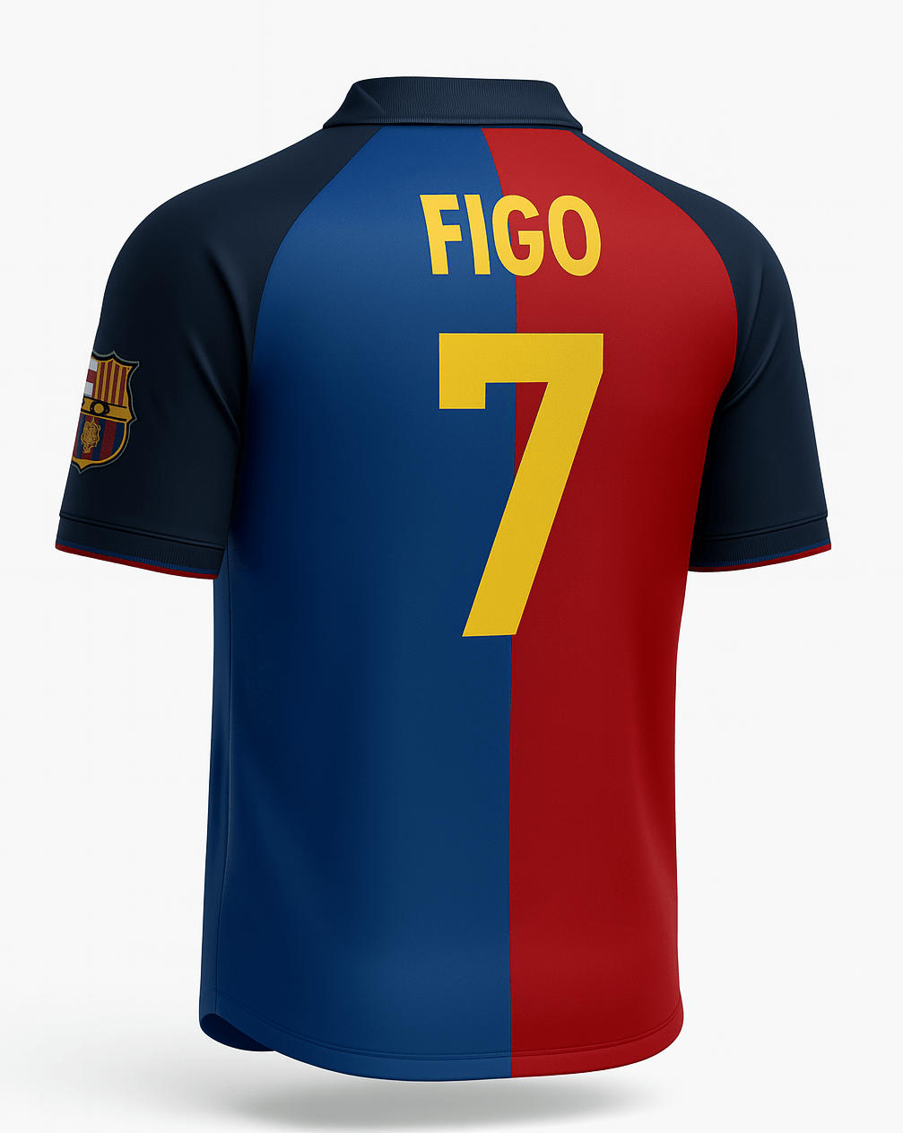 1999–00 Barcelona Home Figo #7 (Feels Like New) - Size L