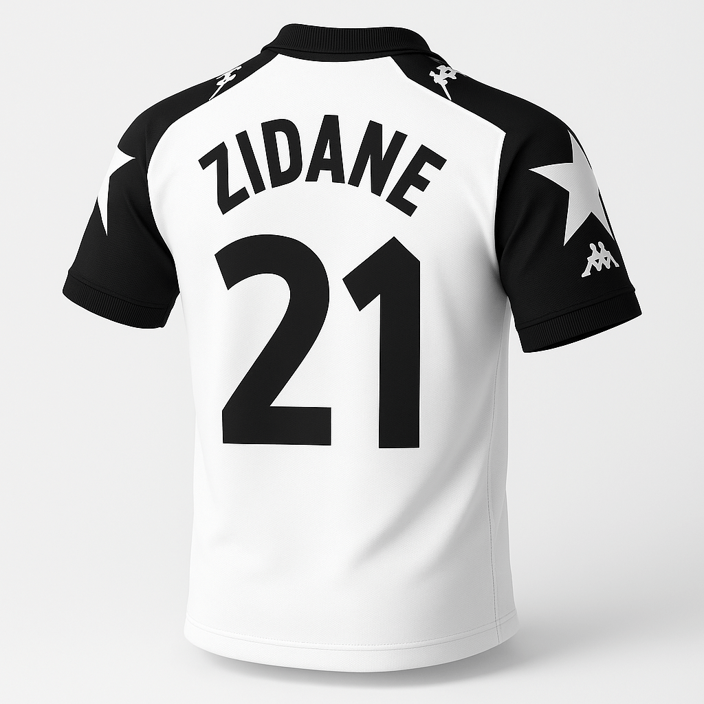 1999–00 Juventus Away Zidane #21 (Feels Like New) - Size M