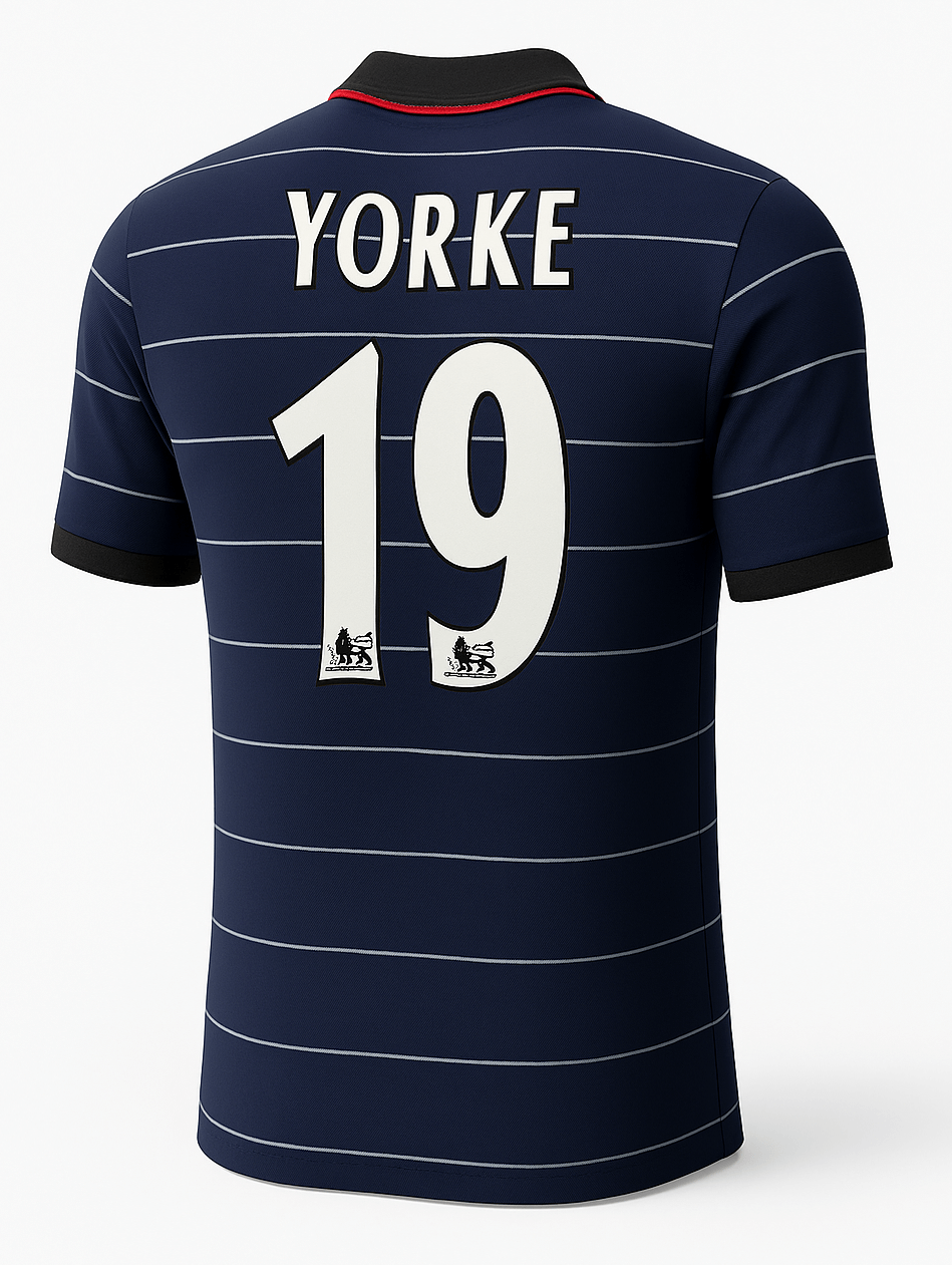 1999–00 Manchester United Away Yorke #19 (Feels Like New) - Size XS