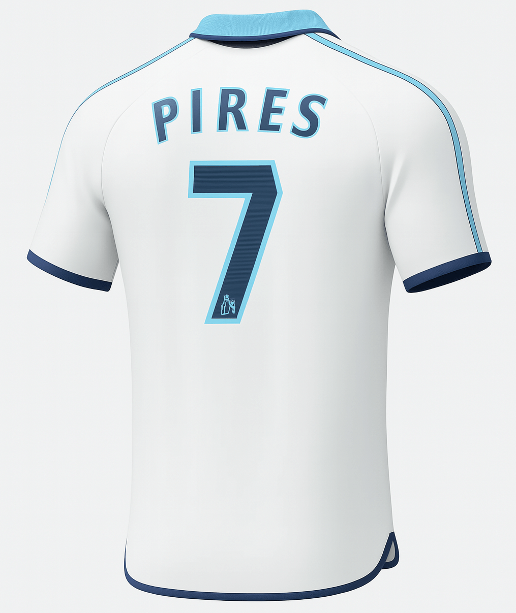 1999–00 Olympique Marseille Home Pirès #7 (Feels Like New) - Size XXL