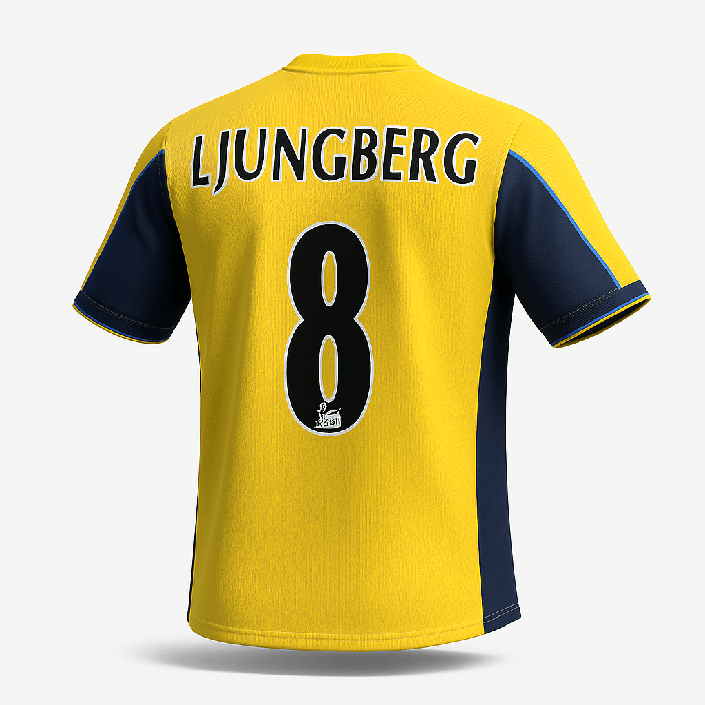 1999–01 Arsenal Away Ljungberg #8 (Feels Like New) - Size XXL