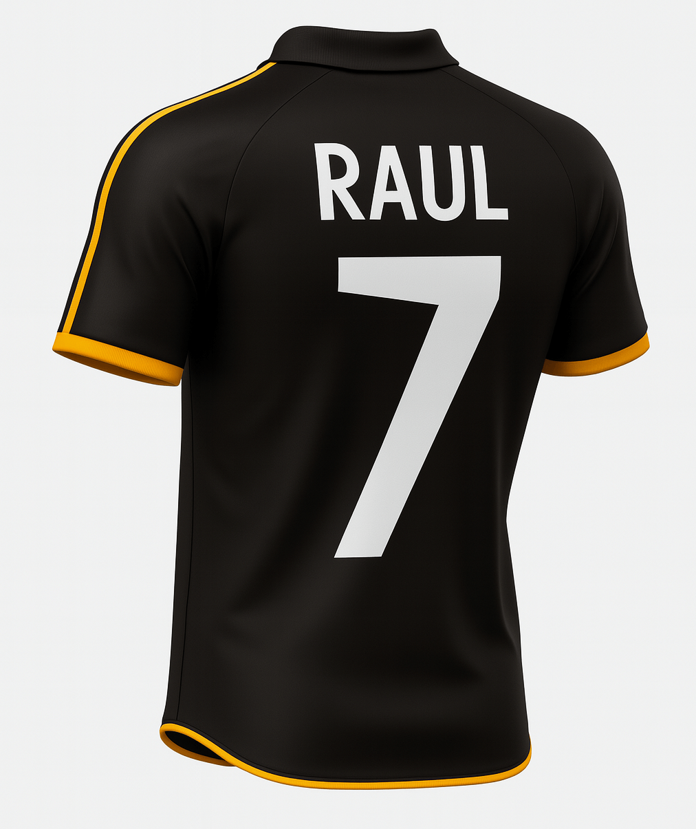 1999–01 Real Madrid Away Raul #7 (Feels Like New) - Size L