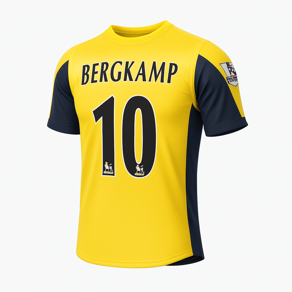1999–02 Arsenal Away Bergkamp #10 (Feels Like New) - Size XL