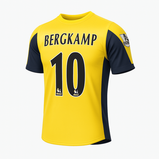1999–02 Arsenal Away Bergkamp #10 (Feels Like New) - Size M