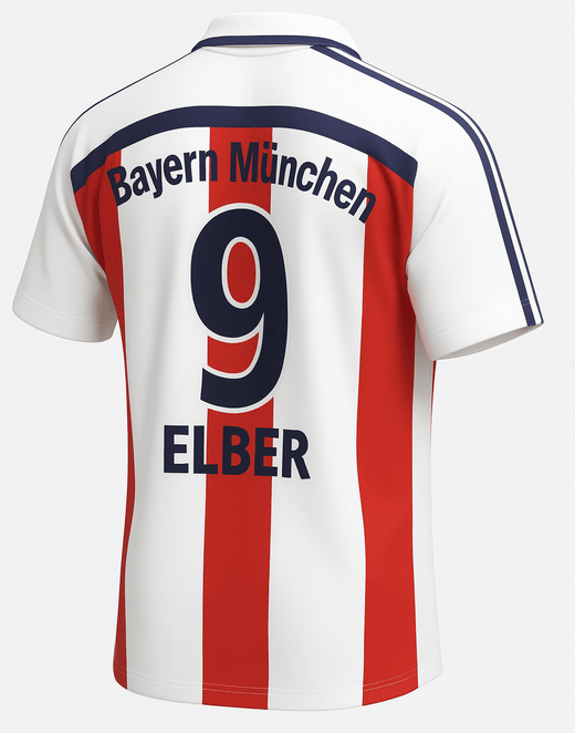 2000–01 Bayern Munich Away Elber #9 (Feels Like New) - Size XL