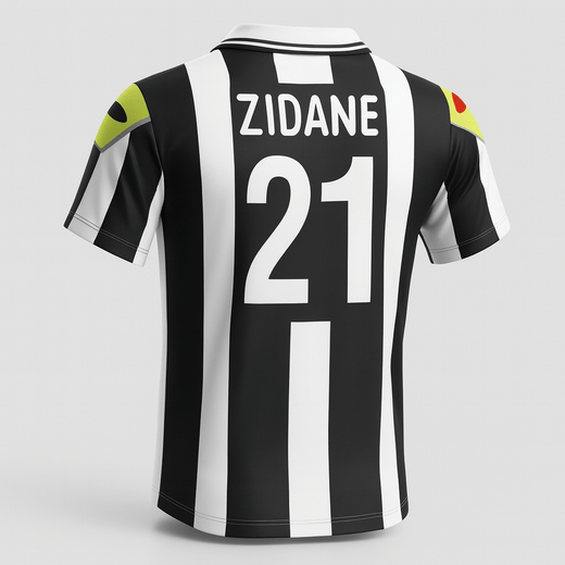 2000–01 Juventus Home Zidane #21 (Feels Like New) - Size S