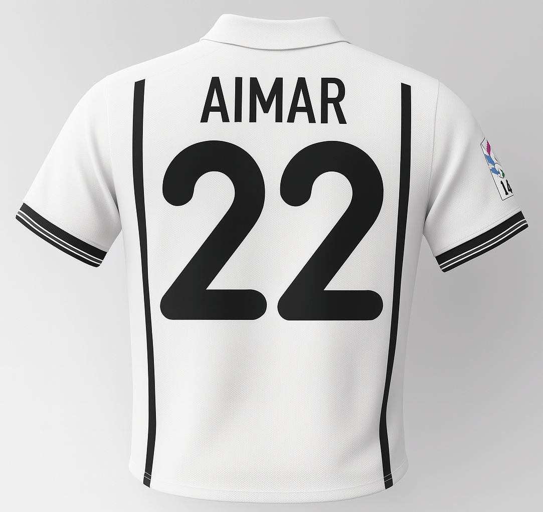 2000–01 Valencia Home Aimar #22 (Feels Like New) - Size XXL
