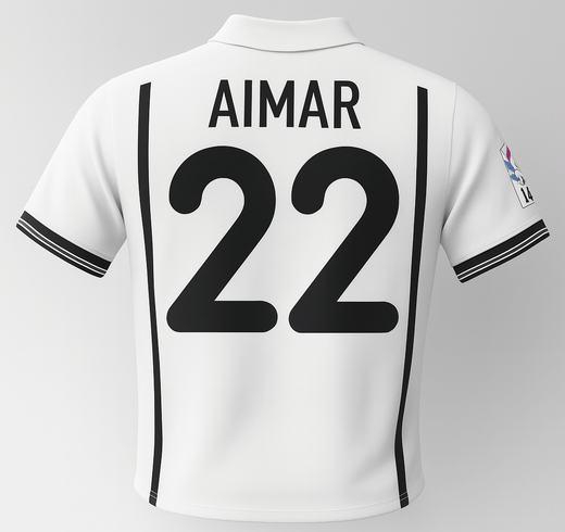 2000–01 Valencia Home Aimar #22 (Feels Like New) - Size XXL