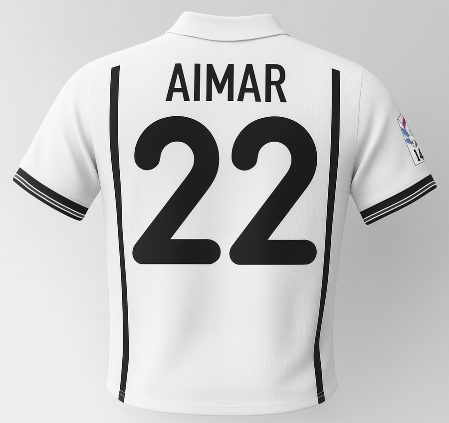 2000–01 Valencia Home Aimar #22 (Feels Like New) - Size XXL - image 1