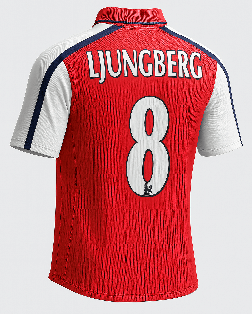 2000–02 Arsenal Home Lundberg #8 (Feels Like New) - Size S