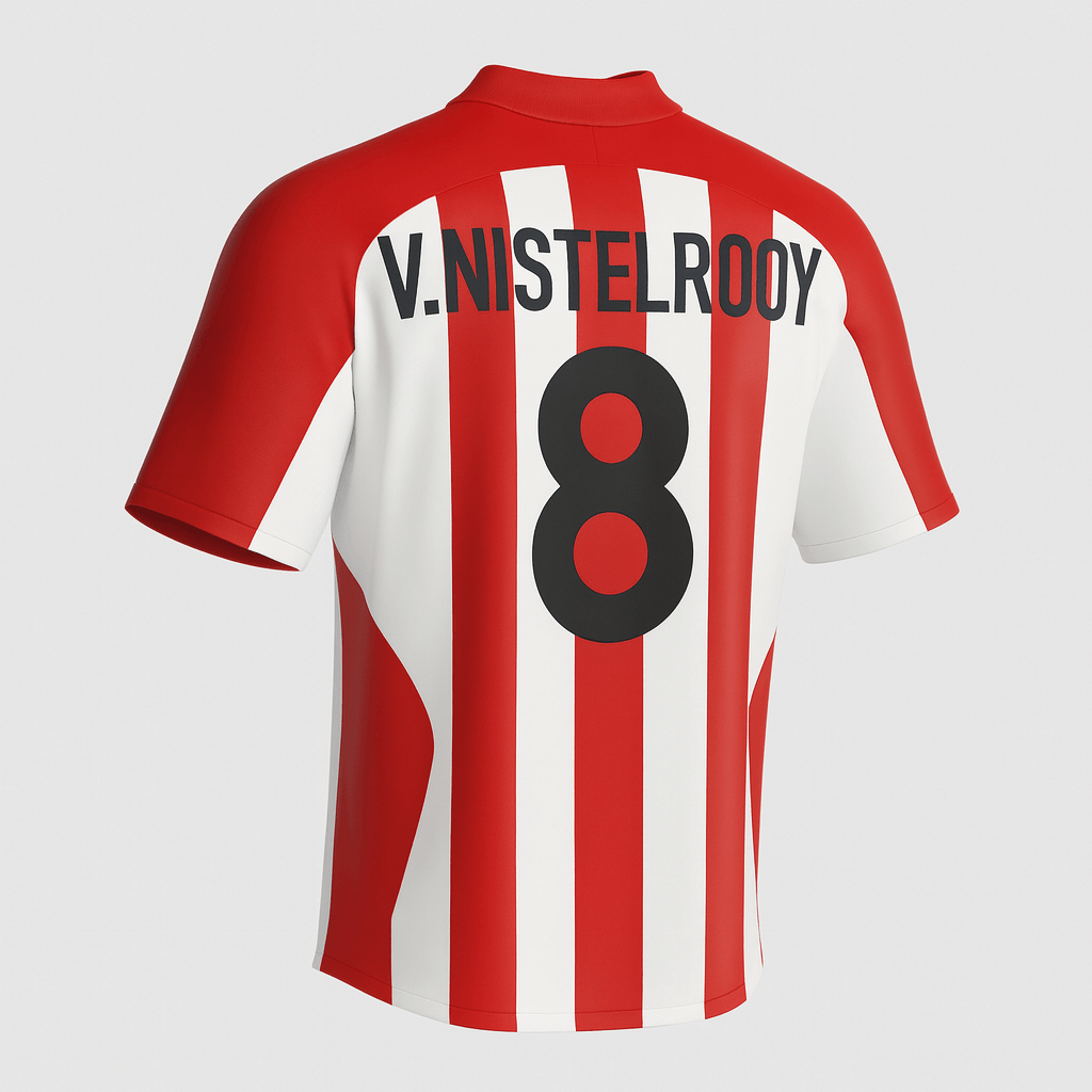 2000–02 PSV Home V.Nistelrooy #8 (Feels Like New) - Size XXL