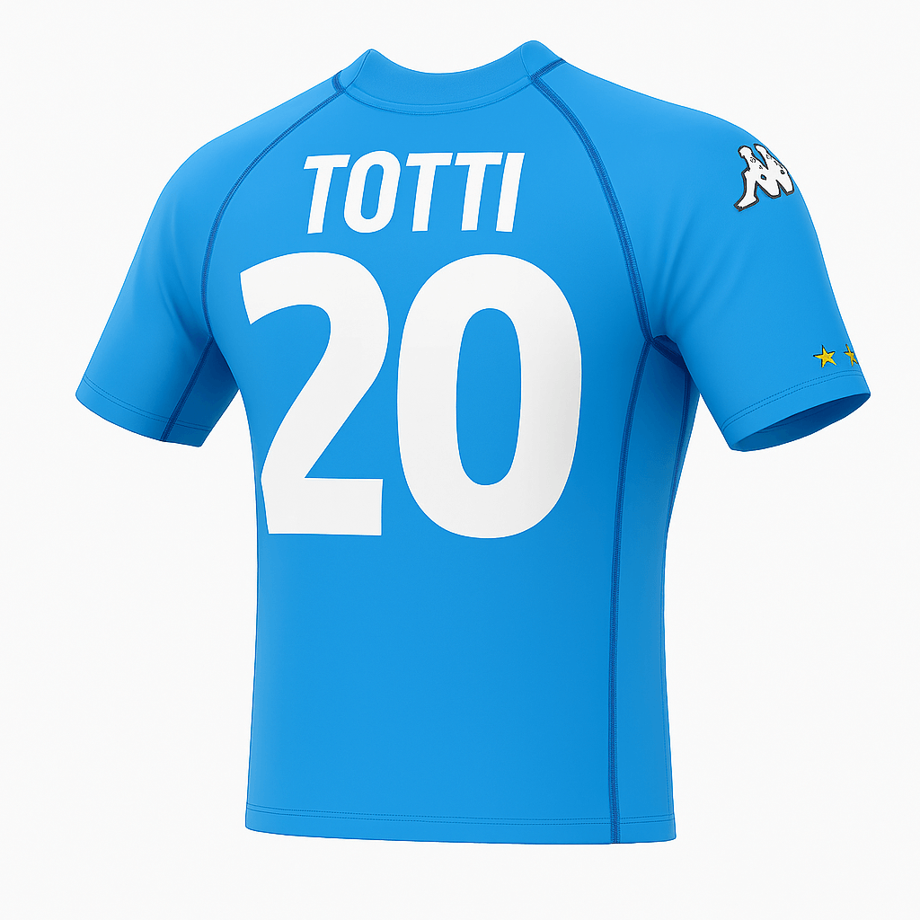 2000 Italy Home Totti #20 (Feels Like New) - Size M