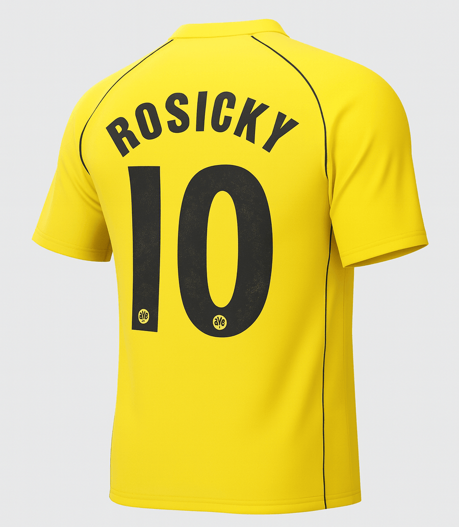 2001–02 Borussia Dortmund Away Rosicky #10 (Feels Like New) - Size XL - image 1