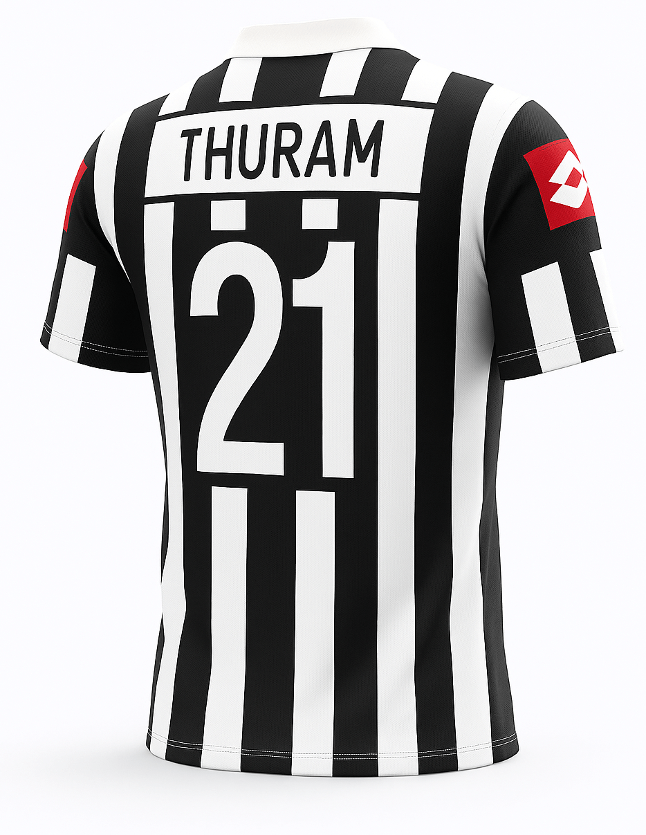 2001–02 Juventus Home Thuram #21 (Feels Like New) - Size L