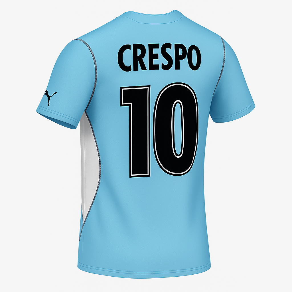 2001–02 Lazio Home Crespo #10 (Feels Like New) - Size XXL