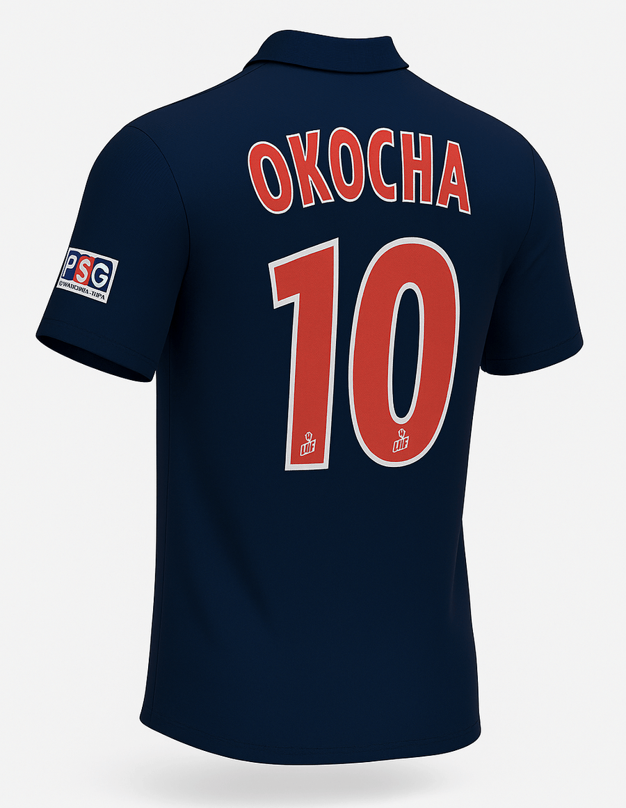 2001–02 Paris Saint-Germain Home Okocha #10 (Feels Like New) - Size XS - image 1