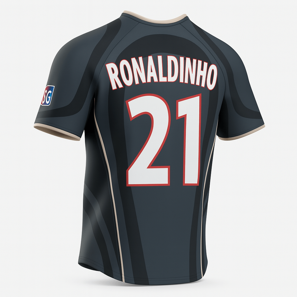 2001–02 Paris Saint-Germain Third Ronaldinho #21 (Feels Like New) - Size L