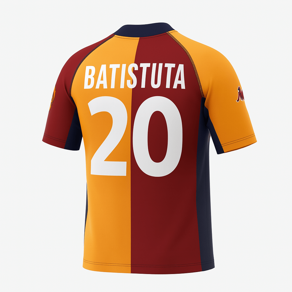 2001–02 Roma European Batistuta #20 (Feels Like New) - Size XXL