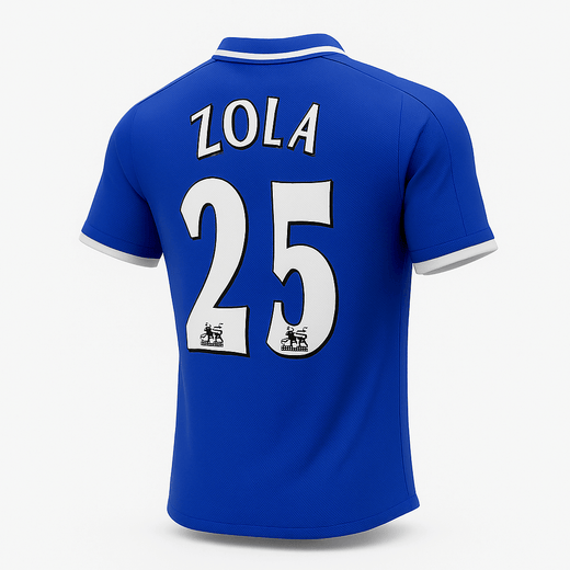 2001–03 Chelsea Home Zola #25 (Feels Like New) - Size S