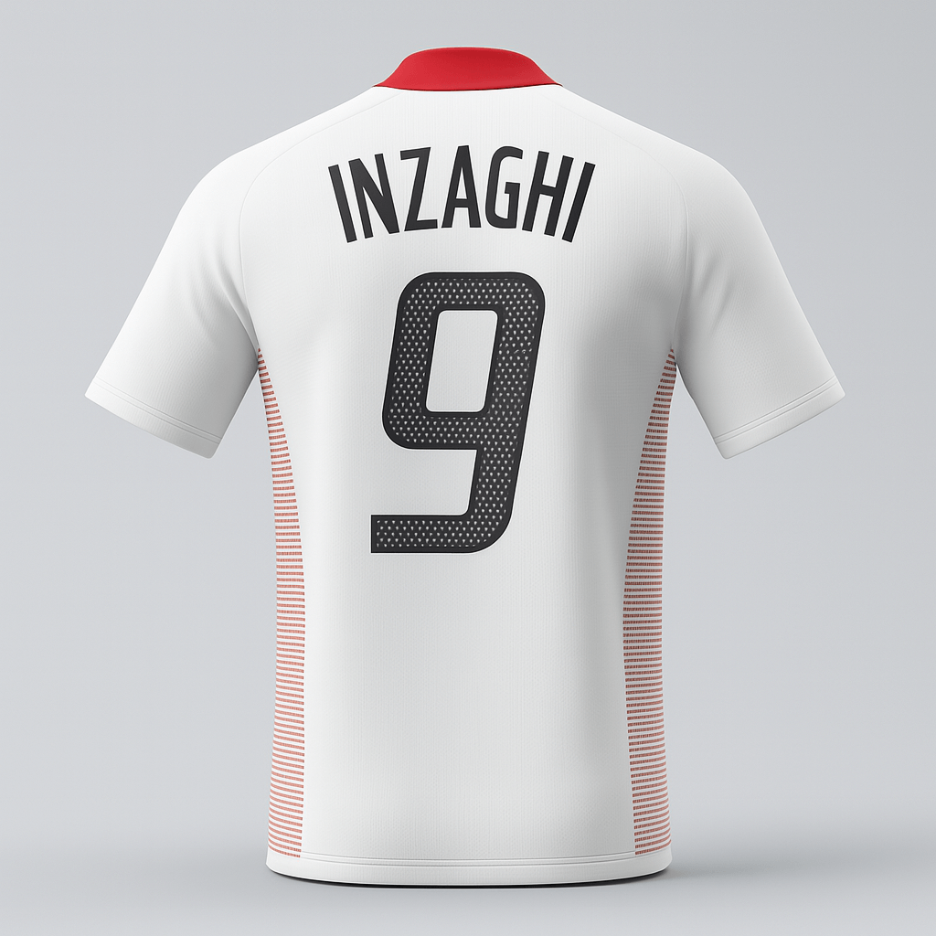 2002–03 AC Milan Away Inzaghi #9 (Feels Like New) - Size M