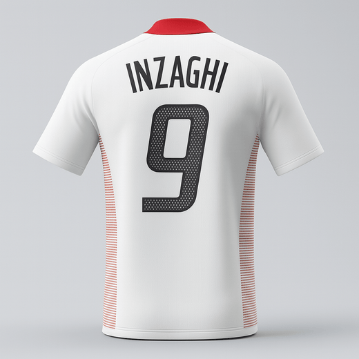 2002–03 AC Milan Away Inzaghi #9 (Feels Like New) - Size M