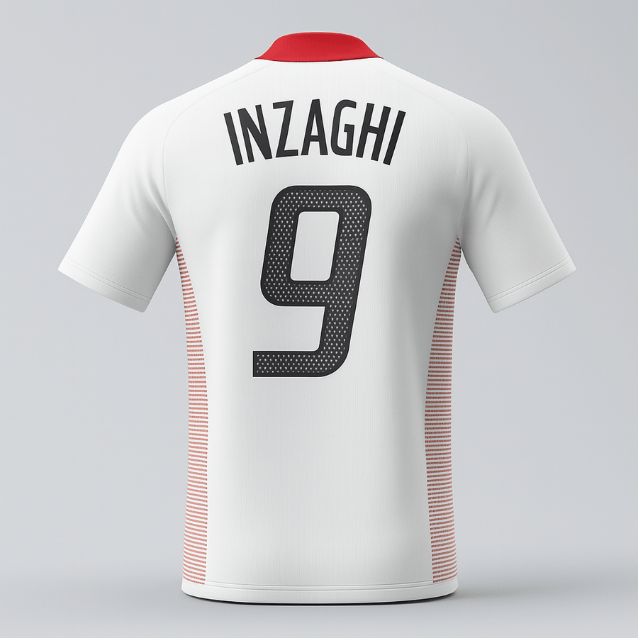 2002–03 AC Milan Away Inzaghi #9 (Feels Like New) - Size M - image 1
