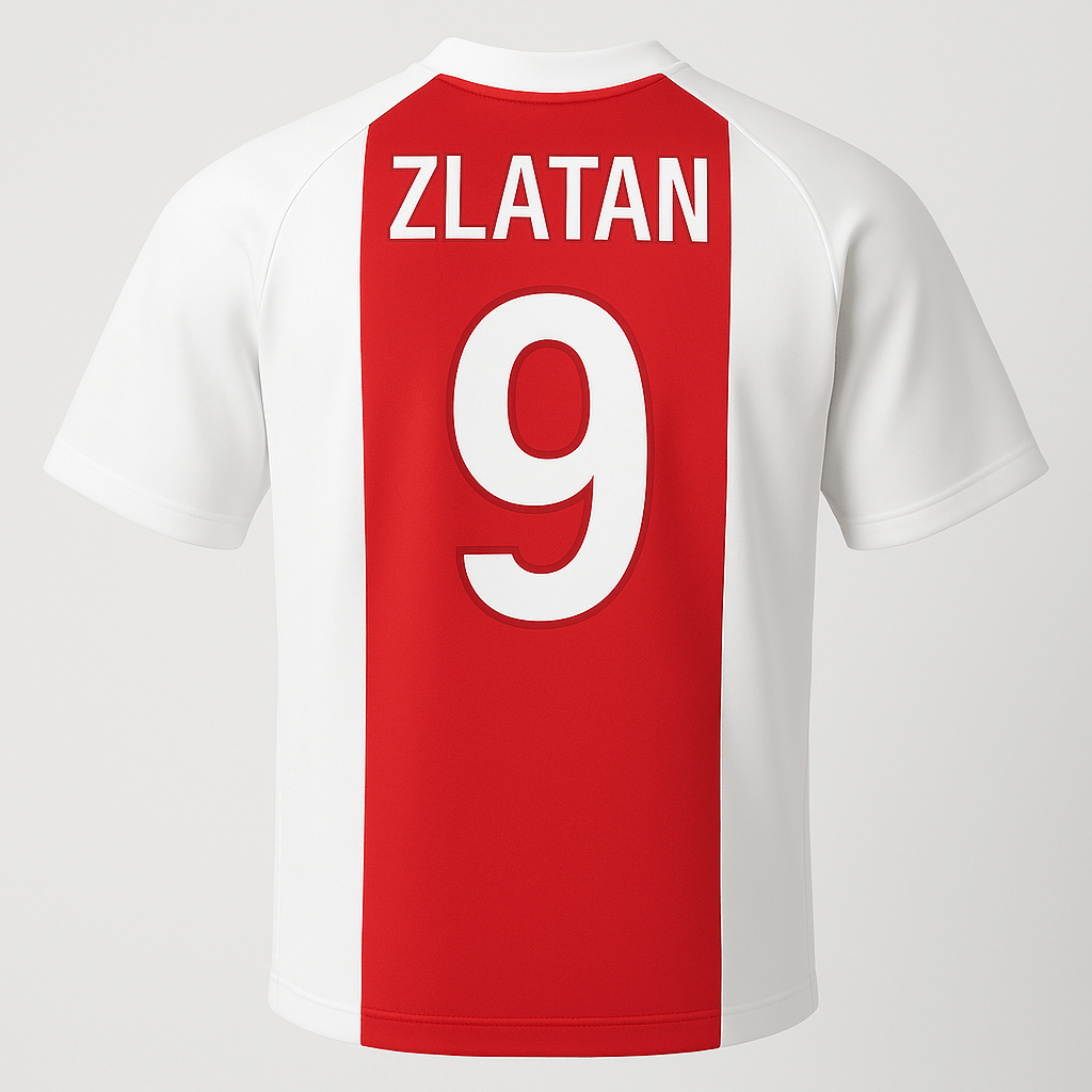 2002–03 Ajax Home Ibrahimovic #9 (Feels Like New) - Size XL