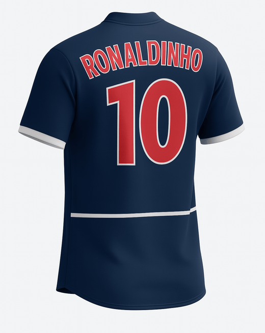 2002–03 Paris Saint-Germain Home Ronaldinho #10 (Feels Like New) - Size XS