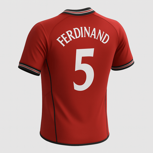2002–04 England Away Ferdinand #5 (Feels Like New) - Size XXL