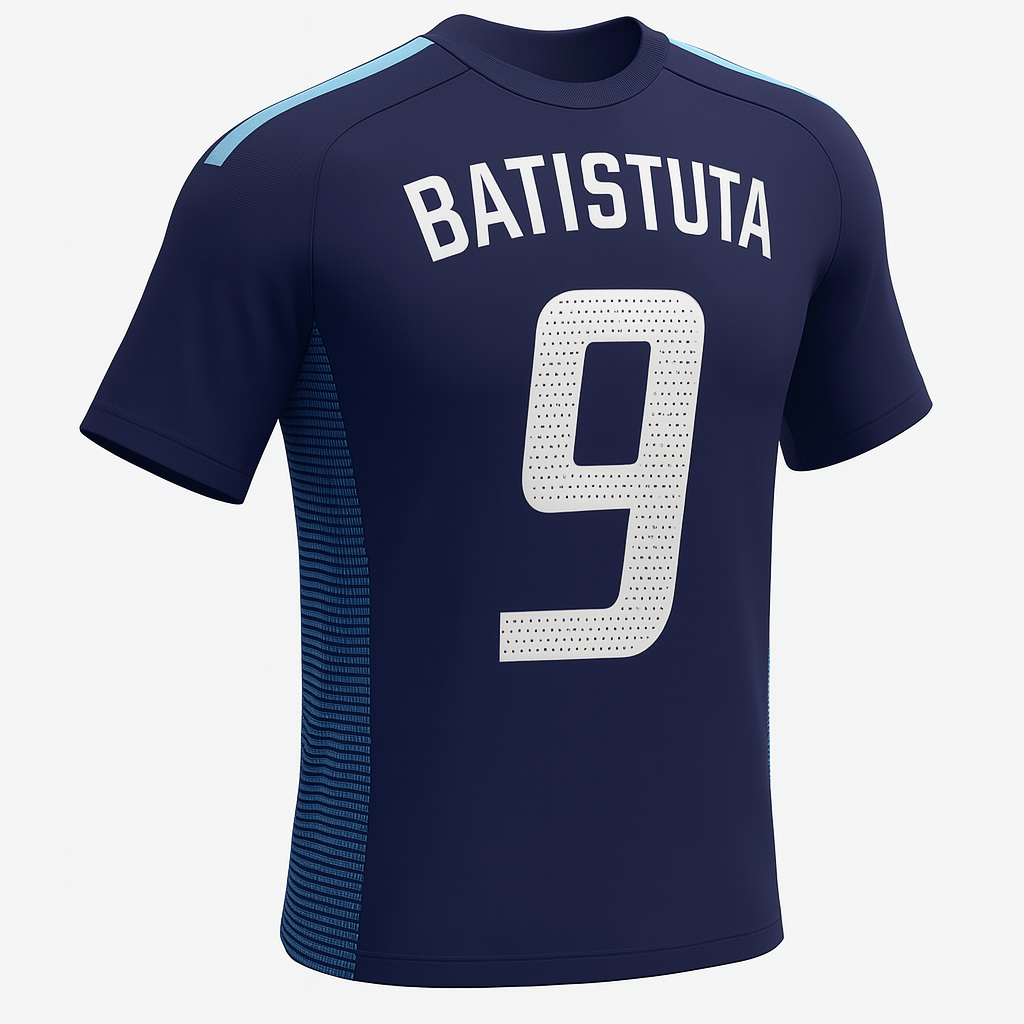 2002 Argentina Away Batistuta #9 (Feels Like New) - Size L