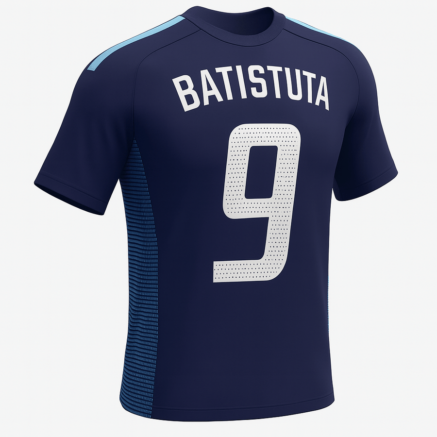 2002 Argentina Away Batistuta #9 (Feels Like New) - Size L - image 1