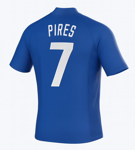 2002 France Home Pires #7 (Feels Like New) - Size XXL